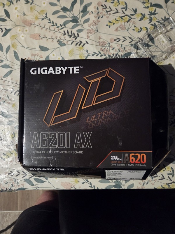 Gigabyte A620I AX (rev. 1.0) AMD AM5 Socket Motherboard, Mini-ITX, 2x DDR5 Slots
