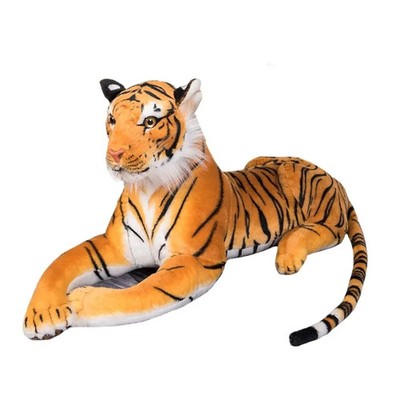 Large 50cm Brown Tiger Plushie - Soft Realistic Tiger Hugging Toy