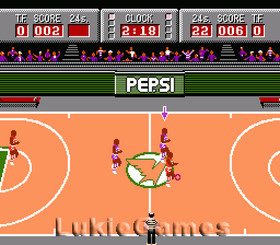 Magic Johnson's Fast Break - Classic NES Nintendo Game
