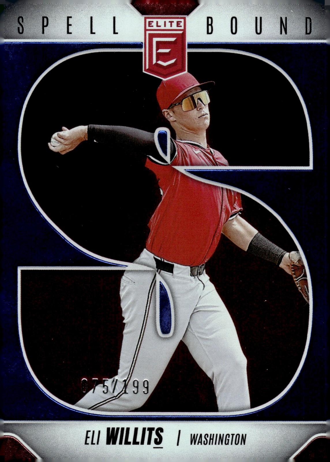 2026 Donruss Elite #25 Eli Willits Spellbound Blue #/199