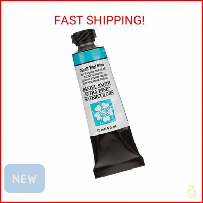 DANIEL SMITH 284600028 3981 Extra Fine Watercolor 15ml Paint Tube, Cobalt Teal B