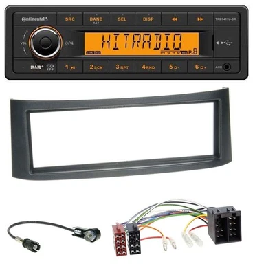 Continental 1DIN DAB MP3 AUX USB Autoradio für Smart Roadster (452) - Bild 1 von 4