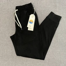 Vuori Ponto Performance Black Heather Jogger Mens Small Pants V438 NWT