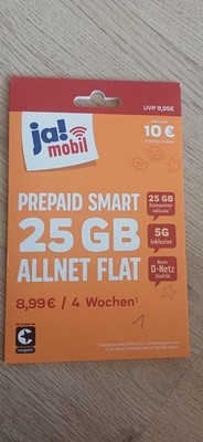 Jamobil Prepaid Smart SIM Karte