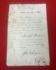 1865 Civil War Oath of Allegience Document Augusta Co Virginia Joseph Driver