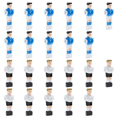 Tischfußball Spieler 22-tlg. für 15,9mm Stange Fußballspieler Figur vidaXL