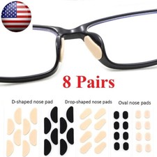 8 Pairs Anti-slip Foam Stick On Nose Pads For Eyeglasses Glasses Sunglasses