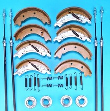 Twin Axle 200x50 KNOTT Trailer Brake Shoes & Cables Kit for LT85G IFOR WILLIAMS