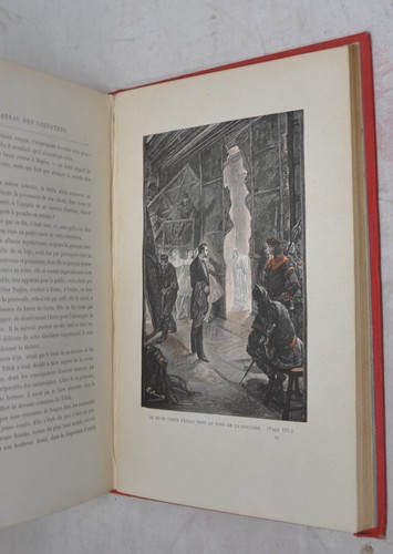 Jules Verne Hetzel Bombarnac Le Chateau des Carpathes (Portrait collé) - Foto 15 di 16