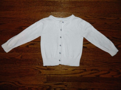 Girl's White Cardigan Size 24 Months | eBay