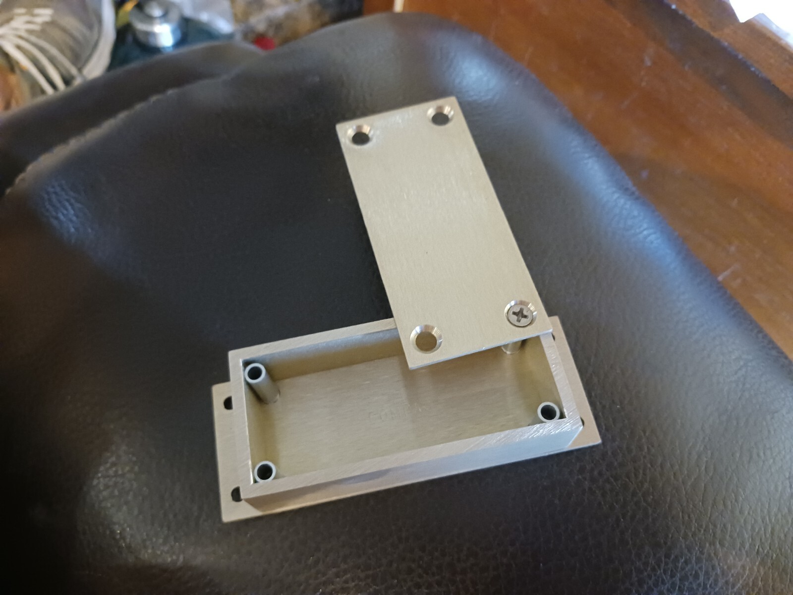 Compac Dev Corp Anodized Aluminum  P/N 51125-075-1 3.25x1.5x0.875 RF RFI