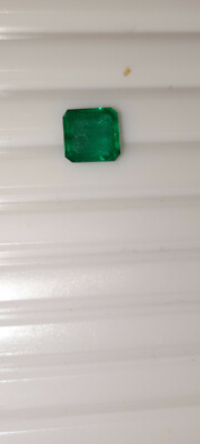Extremely Rare and top Shade 1.5 carat Cushion Shape Zambian Emerald 4mm x 4mm
