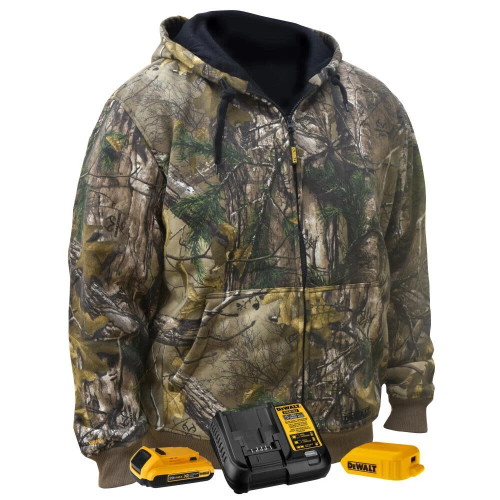 Dewalt Heavy Duty Heated Kit Tobacco Work Jacket Large eBay