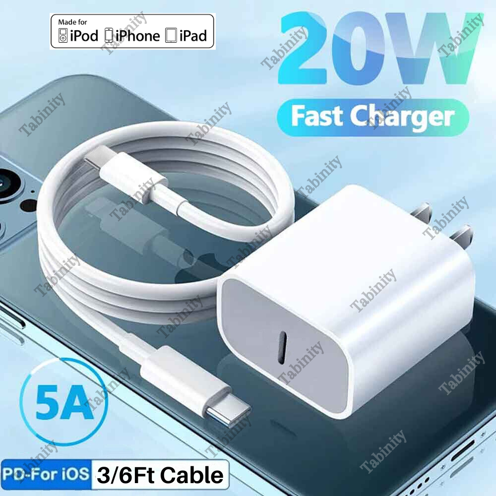 Iphone 13 Cargador Rapida USB C For IPhone, 20W USBC Enchufe Con 1M Cable Para IPhone 14/14 Pro/14 Pro Max/14 Plus/13/12/11/SE/iPad, Tipo C Carga Adaptador Rapido Cabezal Enchufe Cargador Usb C