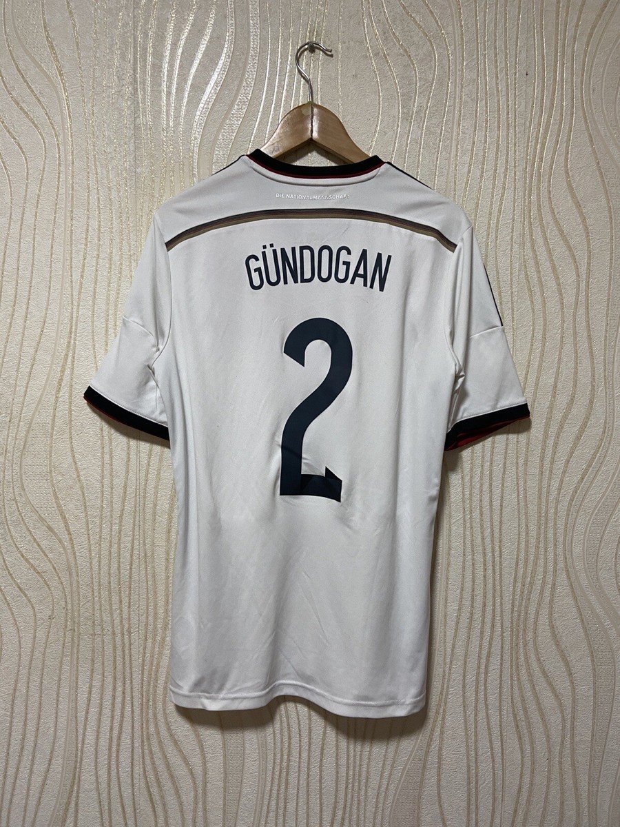 GERMANY 2014 2015 HOME SHIRT JERSEY ADIDAS M35022 sz M #2 GUNDOGAN