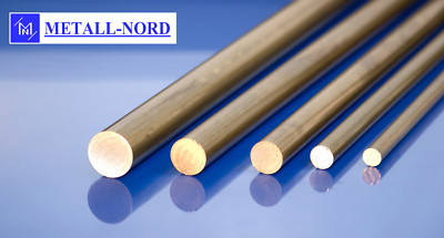 Messing Rund Rundmaterial  Ø 6mm - 40mm CuZn39Pb3 Ms58 Rundstab Rundstange Ms