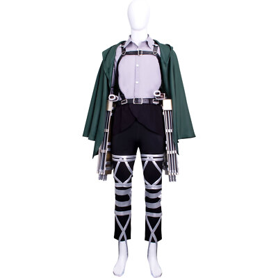 Attack on Titan Final Season Levi Ackerman Cosplay Costume Deluxe