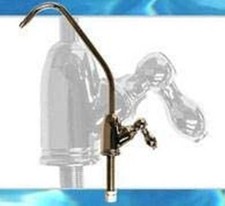 Two Bend Drinking Water Tap For Reverse Osmosis Systems c/w 1/4" Turn Handle