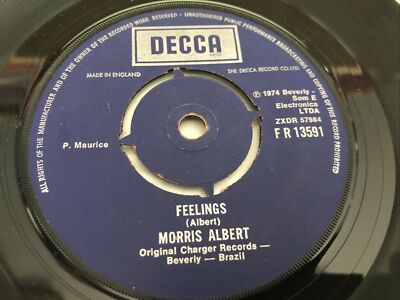 Morris Albert - Feelings 7'' Vinyl Single Record
