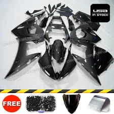 Carbon Fiber Fairing Kit w/ Bolts For Yamaha YZF R6 2005 ABS Injection Bodywork