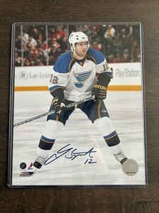 Lee Stempniak Autographed 8x10 Photo St Louis Blues