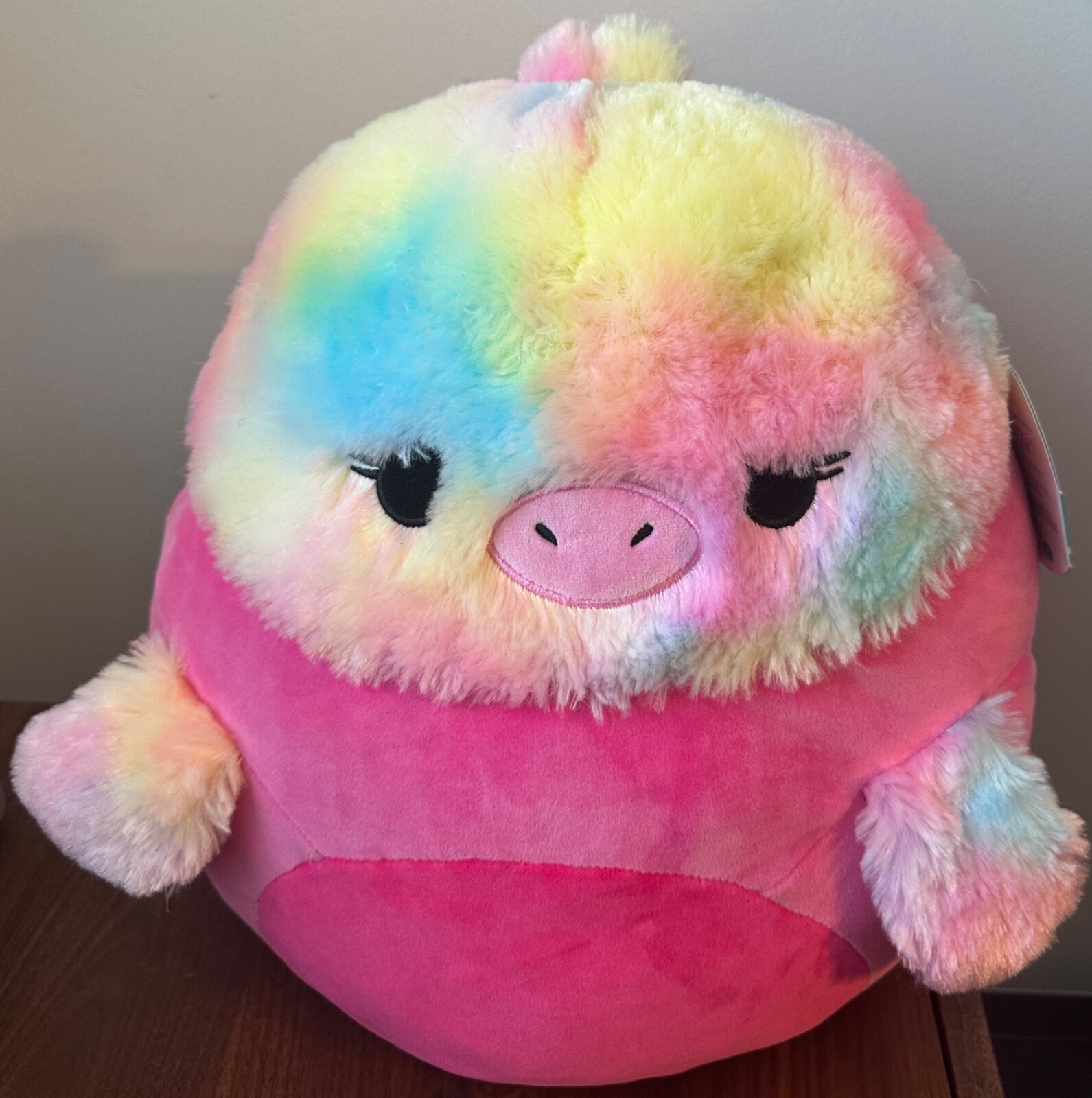 Squishmallows Abilene 12 Inch Tye Dye Pink Plush with Tags EE