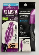 2-Pack NEW CoverGirl So Lashy! Blast Pro Waterproof Mascara 820 Extreme Black
