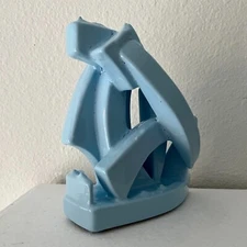 One Abstract Sculpture Constructivism Cubism Modern Art Influenced OOAK Original