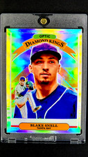 2019 Panini Donruss Optic Diamond King Silver Prizm 3 Blake Snell Tampa Bay Rays