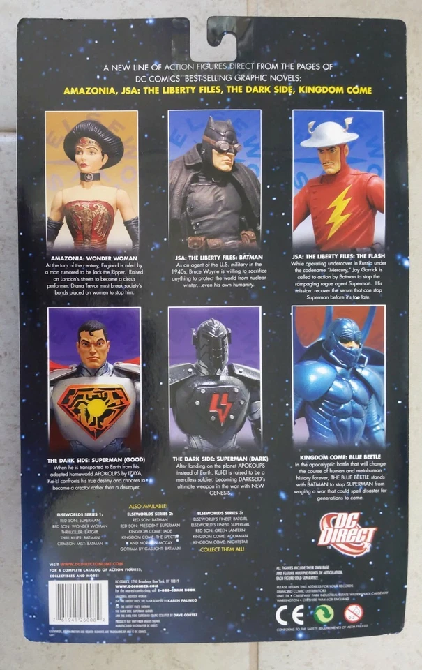 ¡NUEVA FIGURA DE ACCIÓN DC DIRECT OTHERWORLDS SUPERMAN EL LADO OSCURO KAL-EL! A77 Foto 2 de 2