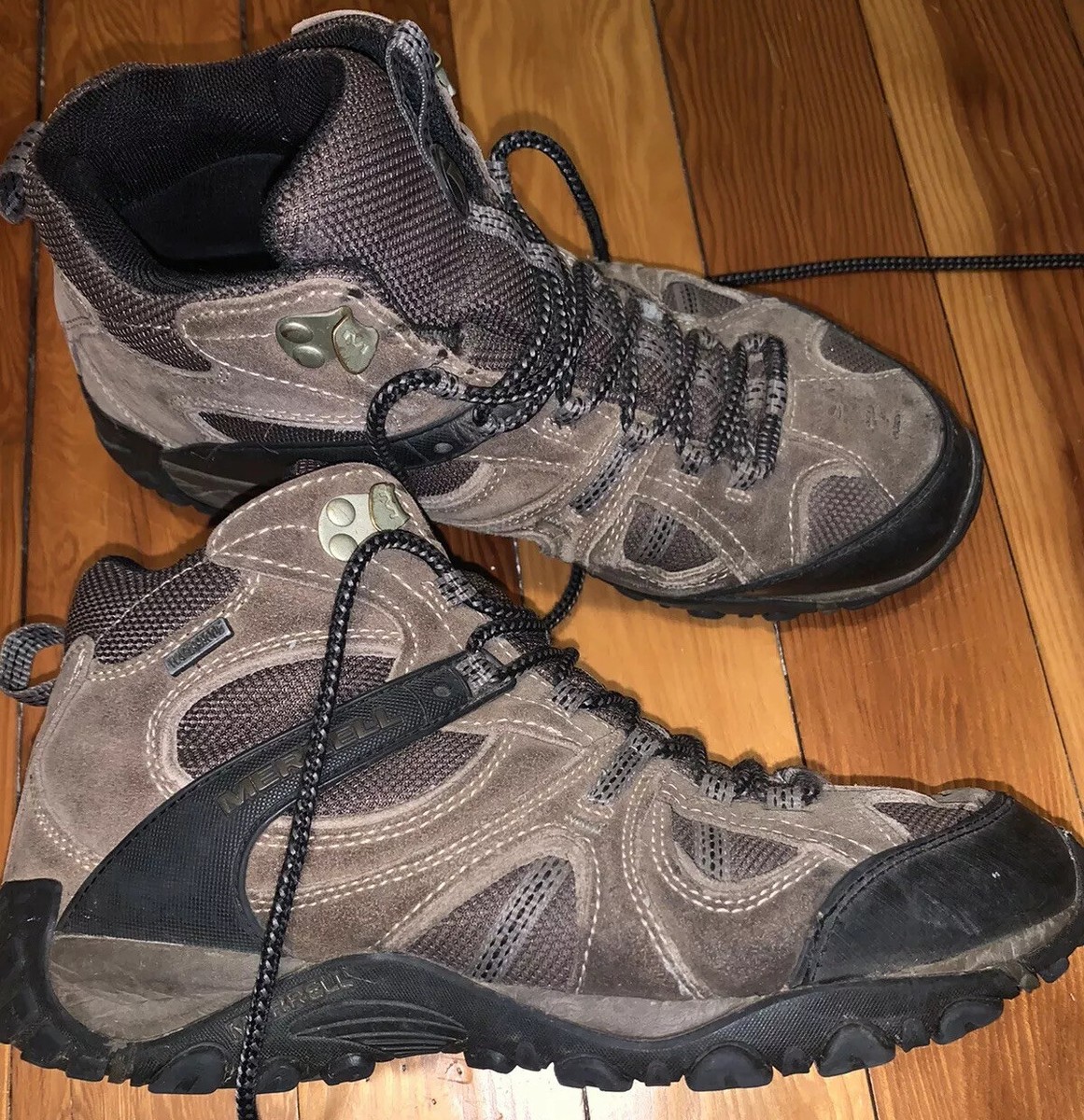 Merrell Yokota Mid Waterproof Trail Hiking Boots Mens Size 