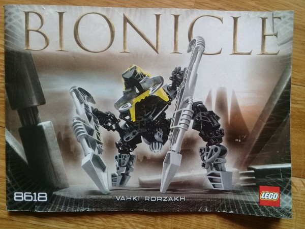 LEGO BIONICLE 8618: VHAKI RORZAKH - INSTRUCCIONES - INSTRUCTIONS