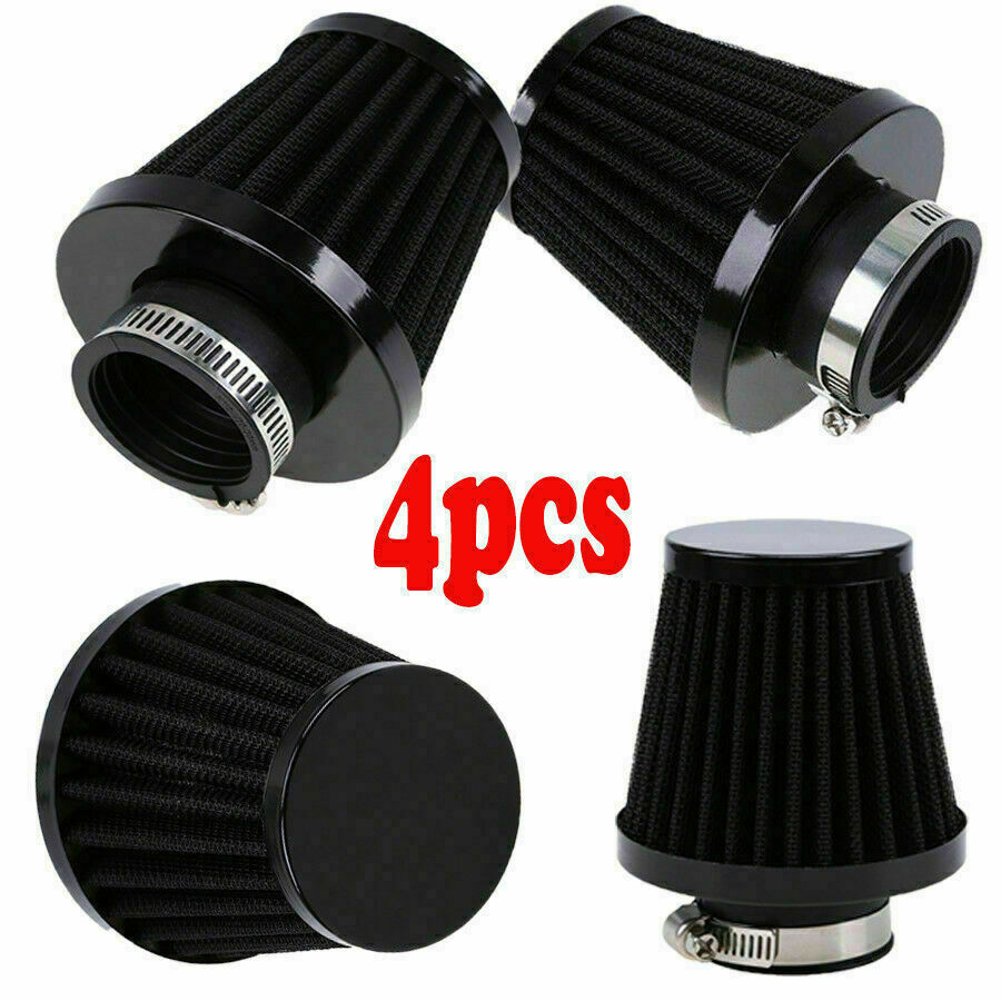 2x 53mm 55mm Air Filter Pod 54mm For Kawasaki Honda Motorcycle 79-82 CB750 CB900