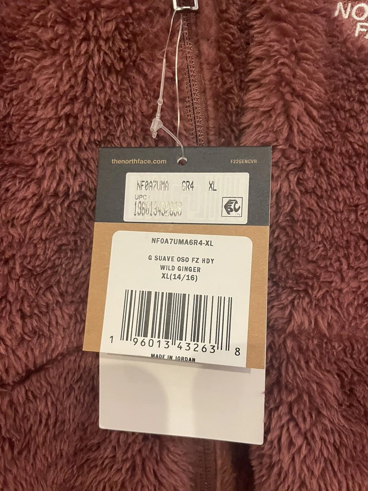 Chaqueta con Capucha Cremallera Completa Polar Suave OSO para Niñas The North Face, XL (14-16) Foto 2 de 3