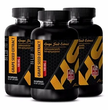 Essential fatty acids - PURE 100mg GRAPE SEED EXTRACT-  immune support women -3B