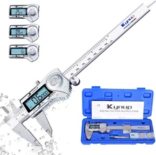 Kynup Digital Caliper, Calipers 6 Inch Measuring Tool with Stainless Steel, IP54