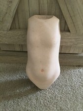 Doll Chest Breast for Porcelain Doll Finished Handmade Almost 8 Inches long Fles