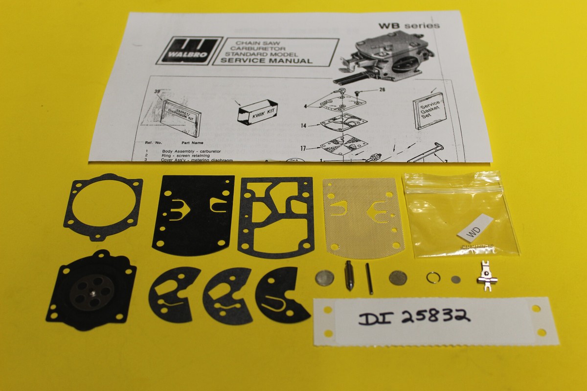 Kit Completo A Membrana Per Ricambio Carburatore Serie LT250