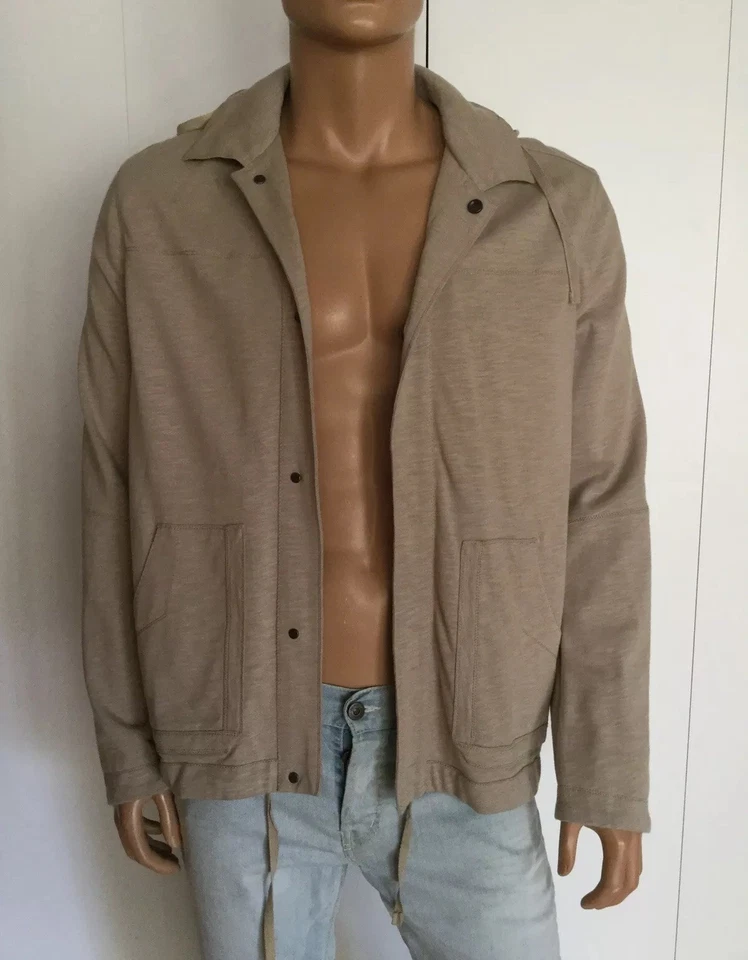 ELIE TAHARI 棉连帽夹克,尺寸 L — 第 2/4 张图片