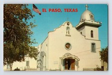 Postcard Texas El Paso TX Corpus Christi Ysleta Mission 1960s Unposted c1
