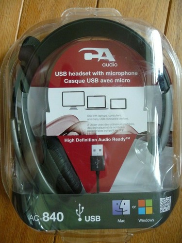 Cyber Acoustic USB Headset with 