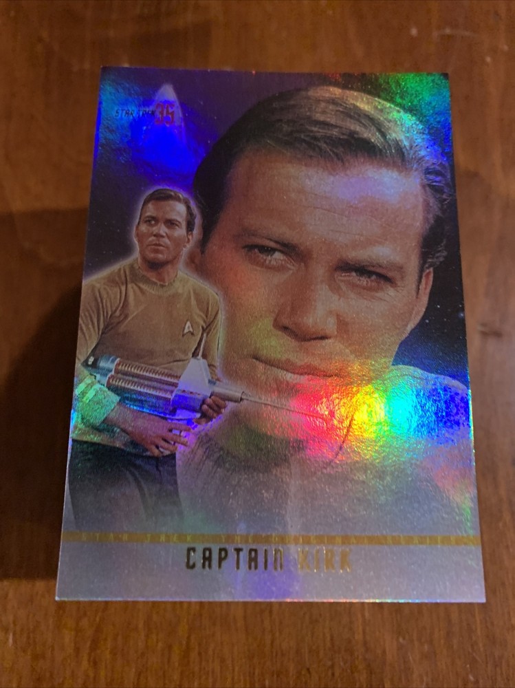 Star Trek 35th Anniversary 2001 Rittenhouse Complete Base Card Set (72) Cpt Kirk