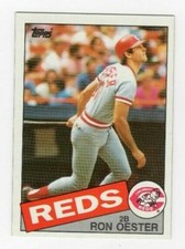 Ron Oester 1985 Topps Baseball Base Common #314 Cincinnati Reds