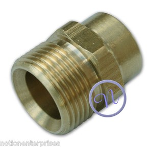 Connettore In Ottone Accessorio Lavatrice Alta Pressione 1/4 - Foto 5