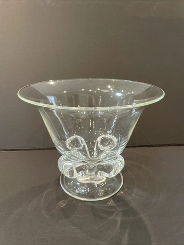 Vintage Steuben Glass Bowl Designed By James McNaughton #7802