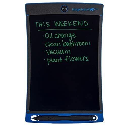 Blue Boogie Board Jot Reusable Writing Tablet 8.5” LCD Writing Tablet