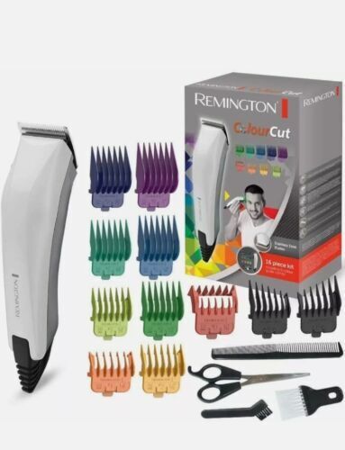 Remington Corded Hair Clipper ColourCut, White with Coloured Combs, HC5035 - Picture 1 of 7