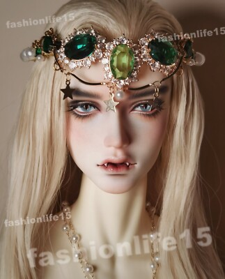 BJD Boy 1/3 Doll Vampire Male Dolls Elf Ears Free Eyes+ Face Makeup Handmade Toy