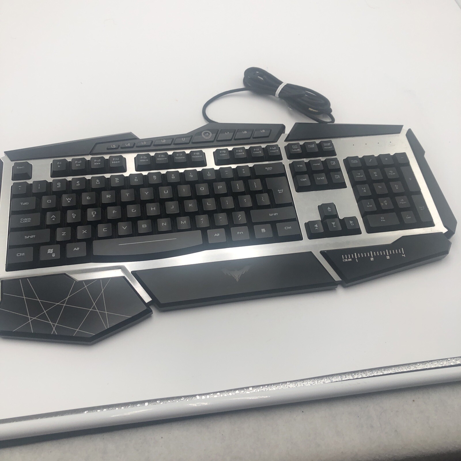 Magic Eagle Professional Gaming Keyboard Havic Black Silver 