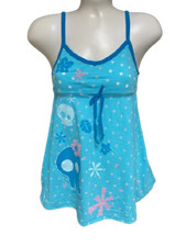 Womens Juniors David & Goliath Light Blue Flo...